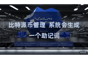 比特派币管理 系统会生成一个助记词