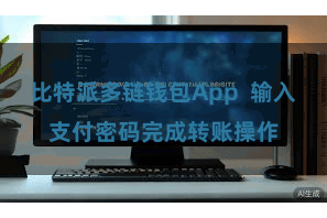 比特派多链钱包App  输入支付密码完成转账操作